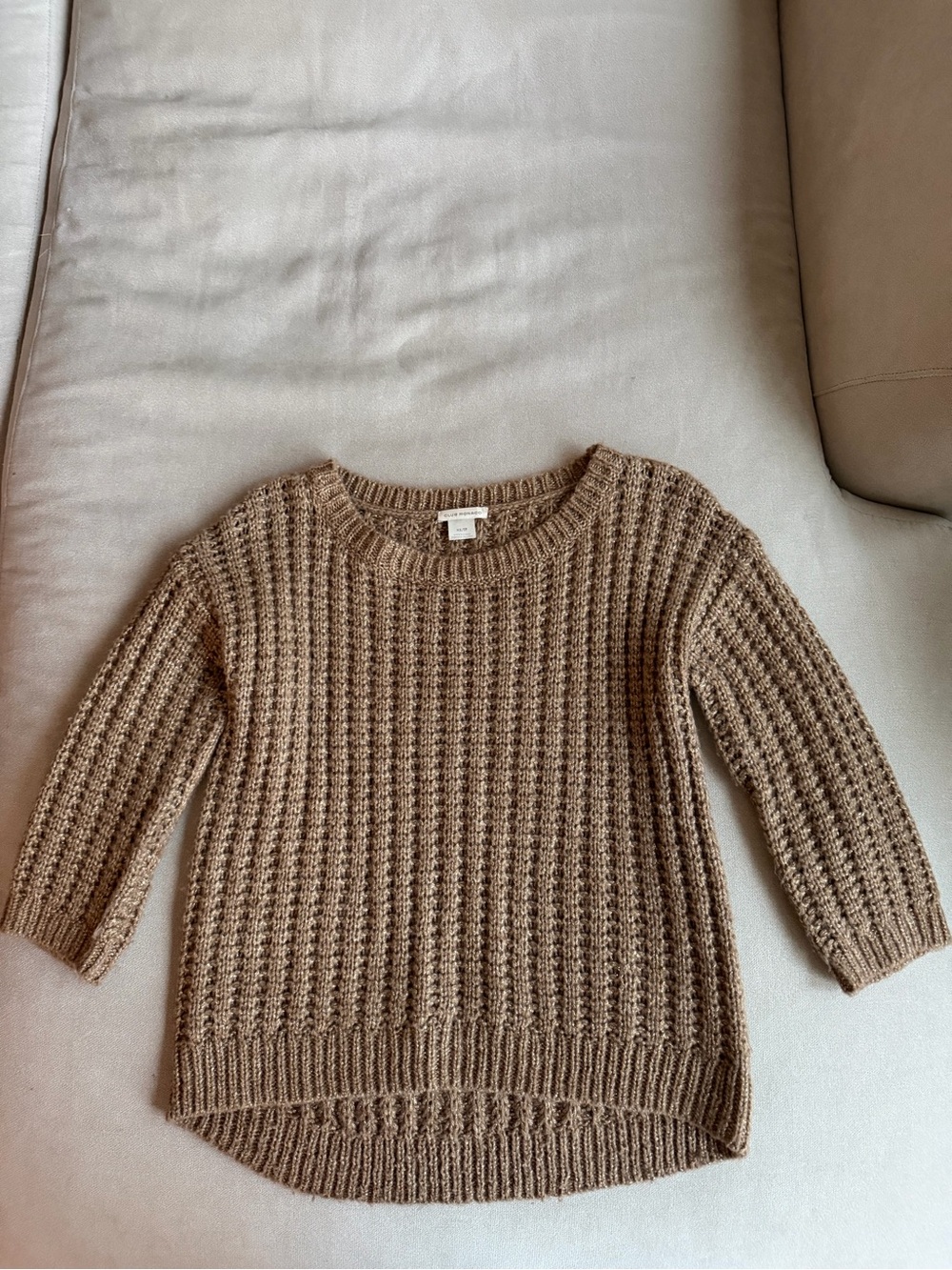 Club Monaco Gold Knit